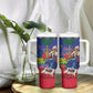 Catherine Flon Haiti Flag Day Tumbler With Handle Ayiti Cherie Coat Of Arms