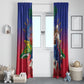 Catherine Flon Haiti Flag Day Window Curtain Ayiti Cherie Coat Of Arms