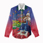 Catherine Flon Haiti Flag Day Women Casual Shirt Ayiti Cherie Coat Of Arms