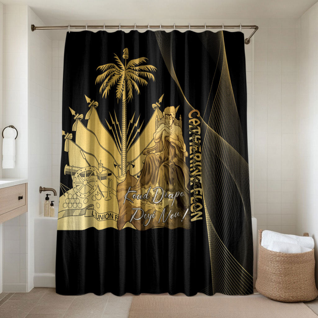 Catherine Flon Haiti Flag Day Bathroom Set National Heroine Koud Drapo Peyi Nou