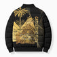 Catherine Flon Haiti Flag Day Bomber Puffer Jacket National Heroine Koud Drapo Peyi Nou