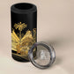 Catherine Flon Haiti Flag Day 4 in 1 Can Cooler Tumbler National Heroine Koud Drapo Peyi Nou