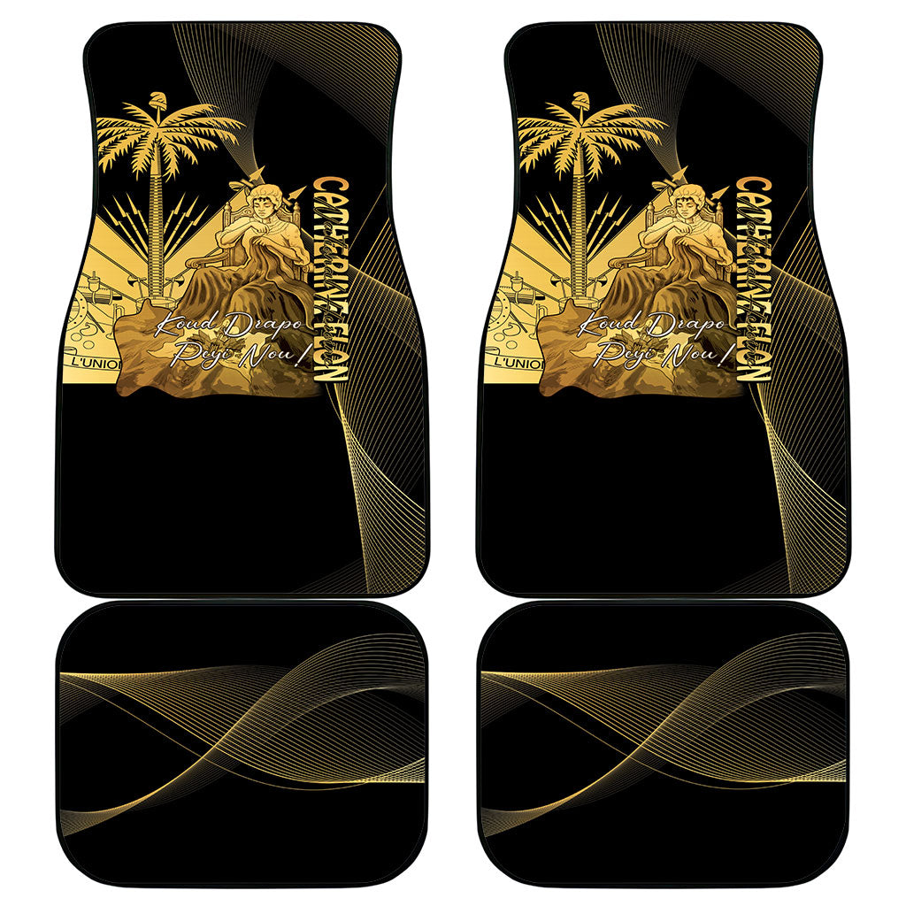 Catherine Flon Haiti Flag Day Car Mats National Heroine Koud Drapo Peyi Nou