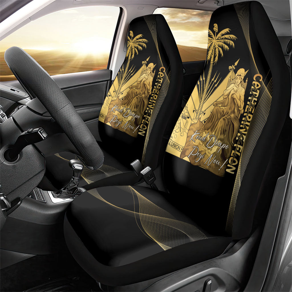 Catherine Flon Haiti Flag Day Car Seat Cover National Heroine Koud Drapo Peyi Nou