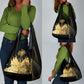 Catherine Flon Haiti Flag Day Grocery Bag National Heroine Koud Drapo Peyi Nou
