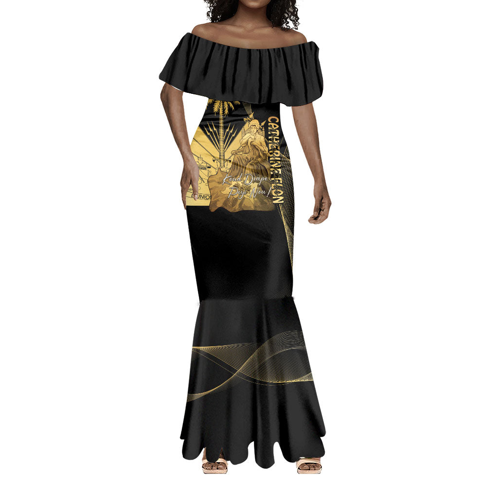 Catherine Flon Haiti Flag Day Mermaid Dress National Heroine Koud Drapo Peyi Nou