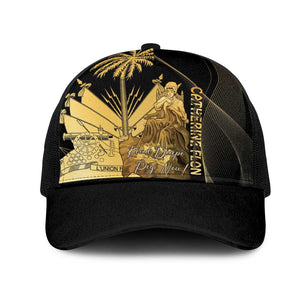 Catherine Flon Haiti Flag Day Mesh Trucker Cap National Heroine Koud Drapo Peyi Nou