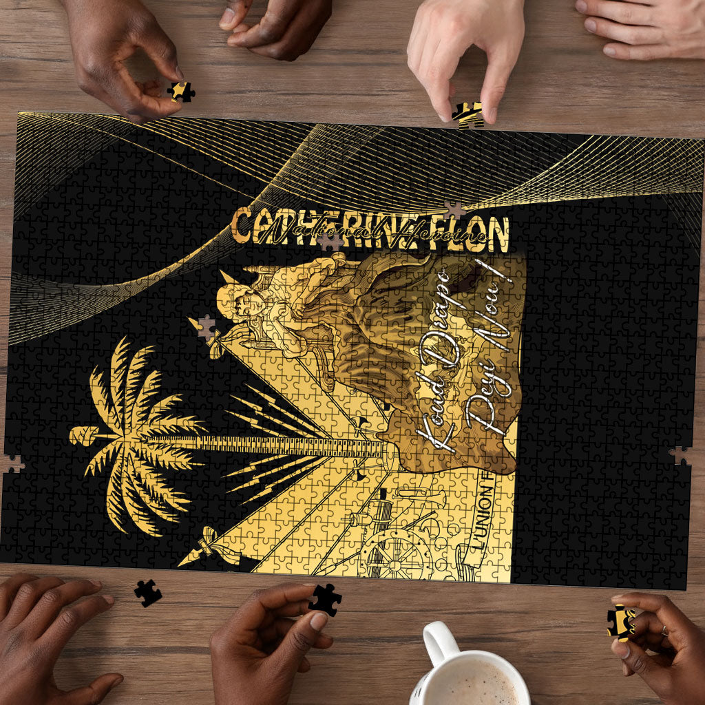 Catherine Flon Haiti Flag Day Puzzle National Heroine Koud Drapo Peyi Nou