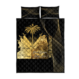 Catherine Flon Haiti Flag Day Quilt Bed Set National Heroine Koud Drapo Peyi Nou