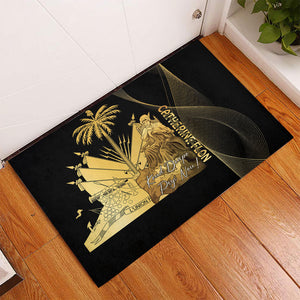 Catherine Flon Haiti Flag Day Rubber Doormat National Heroine Koud Drapo Peyi Nou