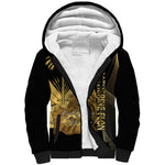 Catherine Flon Haiti Flag Day Sherpa Hoodie National Heroine Koud Drapo Peyi Nou