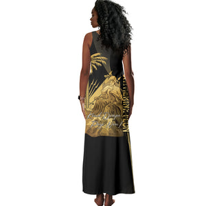 Catherine Flon Haiti Flag Day Tank Maxi Dress National Heroine Koud Drapo Peyi Nou