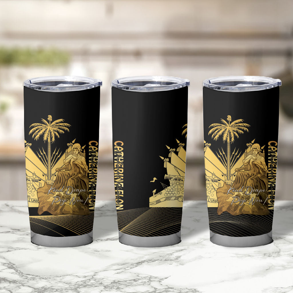 Catherine Flon Haiti Flag Day Tumbler Cup National Heroine Koud Drapo Peyi Nou