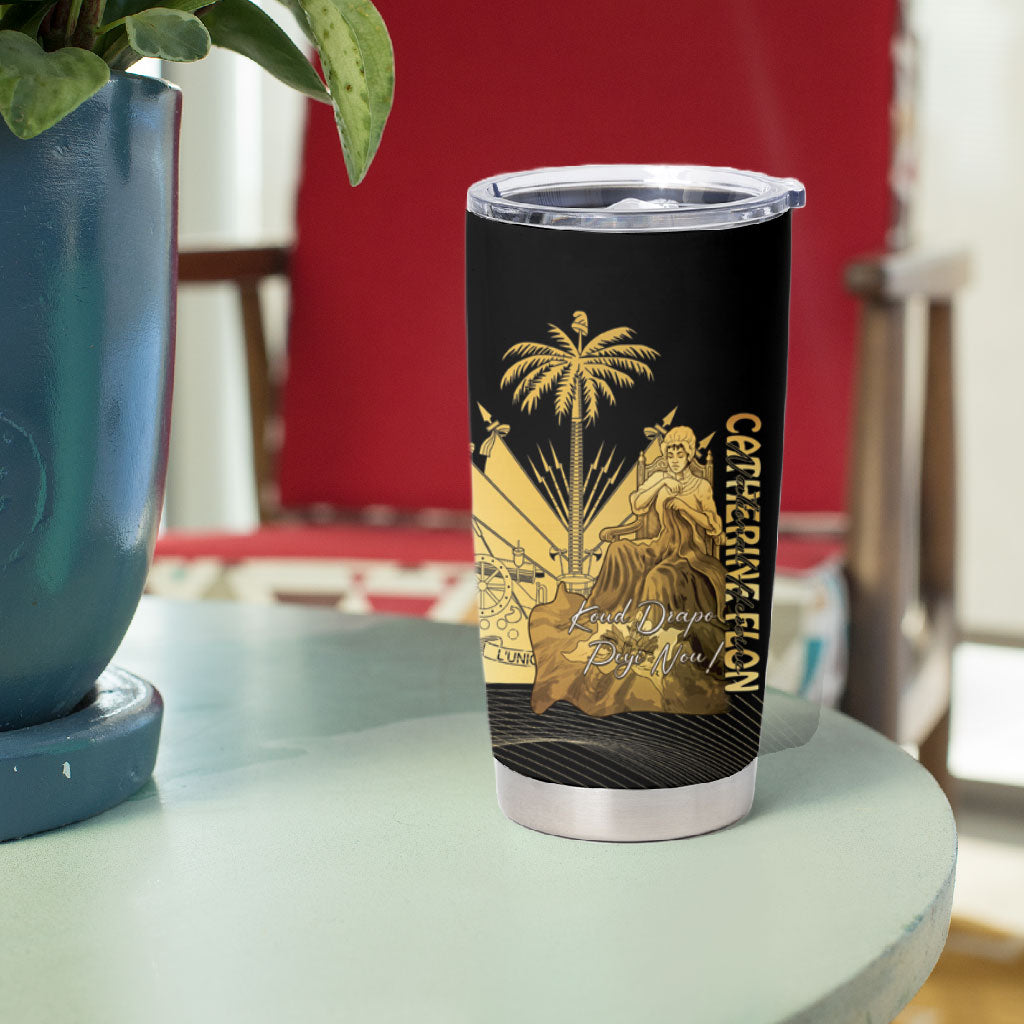 Catherine Flon Haiti Flag Day Tumbler Cup National Heroine Koud Drapo Peyi Nou