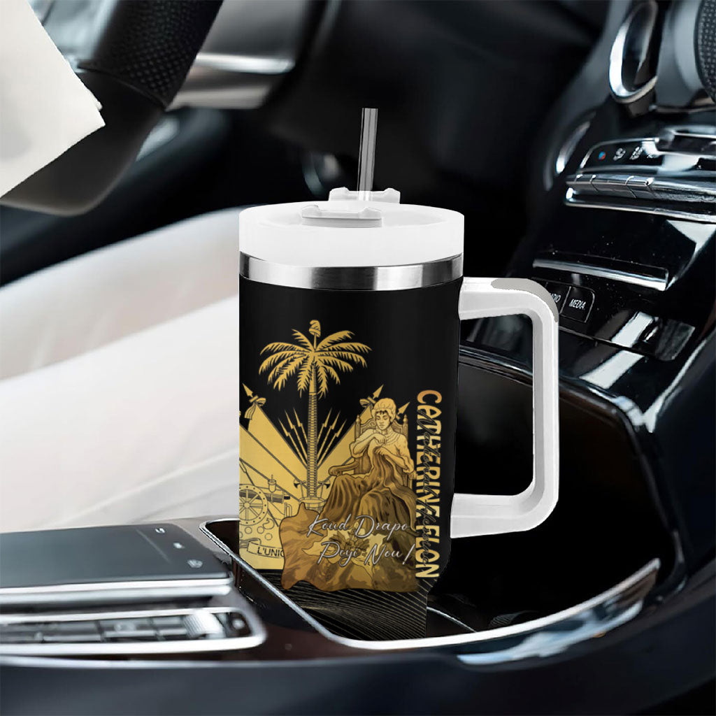 Catherine Flon Haiti Flag Day Tumbler With Handle National Heroine Koud Drapo Peyi Nou