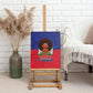 Haiti Flag Day Canvas Wall Art Haitian Women Proud Flag Wave Style