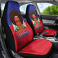Haiti Flag Day Car Seat Cover Haitian Women Proud Flag Wave Style