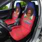 Haiti Flag Day Car Seat Cover Haitian Women Proud Flag Wave Style
