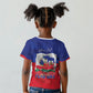 Personalized Haiti Flag Day Kid T shirt Haitian Women Proud Flag Wave Style