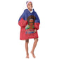 Personalized Haiti Flag Day Kid Wearable Blanket Hoodie Haitian Women Proud Flag Wave Style
