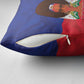 Haiti Flag Day Pillow Cover Haitian Women Proud Flag Wave Style