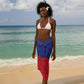 Haiti Flag Day Sarong Haitian Women Proud Flag Wave Style