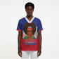 Personalized Haiti Flag Day Scrub Top Haitian Women Proud Flag Wave Style