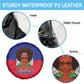 Haiti Flag Day Spare Tire Cover Haitian Women Proud Flag Wave Style