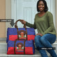Haiti Flag Day Travel Bag Haitian Women Proud Flag Wave Style