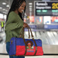 Haiti Flag Day Travel Bag Haitian Women Proud Flag Wave Style