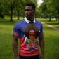 Personalized Haiti Flag Day Zipper Polo Shirt Haitian Women Proud Flag Wave Style