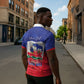 Personalized Haiti Flag Day Zipper Polo Shirt Haitian Women Proud Flag Wave Style