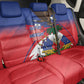 Haiti Flag Day Back Car Seat Cover Haitian Blood American Heart Eagle With Flag