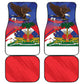 Haiti Flag Day Car Mats Haitian Blood American Heart Eagle With Flag