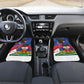 Haiti Flag Day Car Mats Haitian Blood American Heart Eagle With Flag