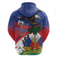 Haiti Flag Day Hoodie Haitian Blood American Heart Eagle With Flag
