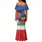 Haiti Flag Day Mermaid Dress Haitian Blood American Heart Eagle With Flag