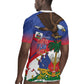Haiti Flag Day Rugby Jersey Haitian Blood American Heart Eagle With Flag