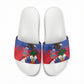 Haiti Flag Day Slide Sandals Haitian Blood American Heart Eagle With Flag