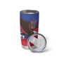 Haiti Flag Day Tumbler Cup Haitian Blood American Heart Eagle With Flag