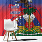 Haiti Flag Day Window Curtain Haitian Blood American Heart Eagle With Flag