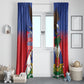 Haiti Flag Day Window Curtain Haitian Blood American Heart Eagle With Flag