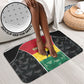 Ghana Football Custom Bathroom Set Go Black Queens Kente Pattern