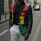 Ghana Football Custom Blazer Go Black Queens Kente Pattern