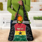 Ghana Football Custom Grocery Bag Go Black Queens Kente Pattern
