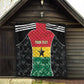 Ghana Football Custom Quilt Go Black Queens Kente Pattern