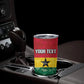 Ghana Football Custom Tumbler Cup Go Black Queens Kente Pattern