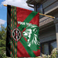 Afro Kenya Rugby Custom Garden Flag Go Lionesses - African Pattern