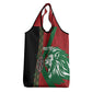Afro Kenya Rugby Custom Grocery Bag Go Lionesses - African Pattern