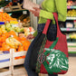 Afro Kenya Rugby Custom Grocery Bag Go Lionesses - African Pattern